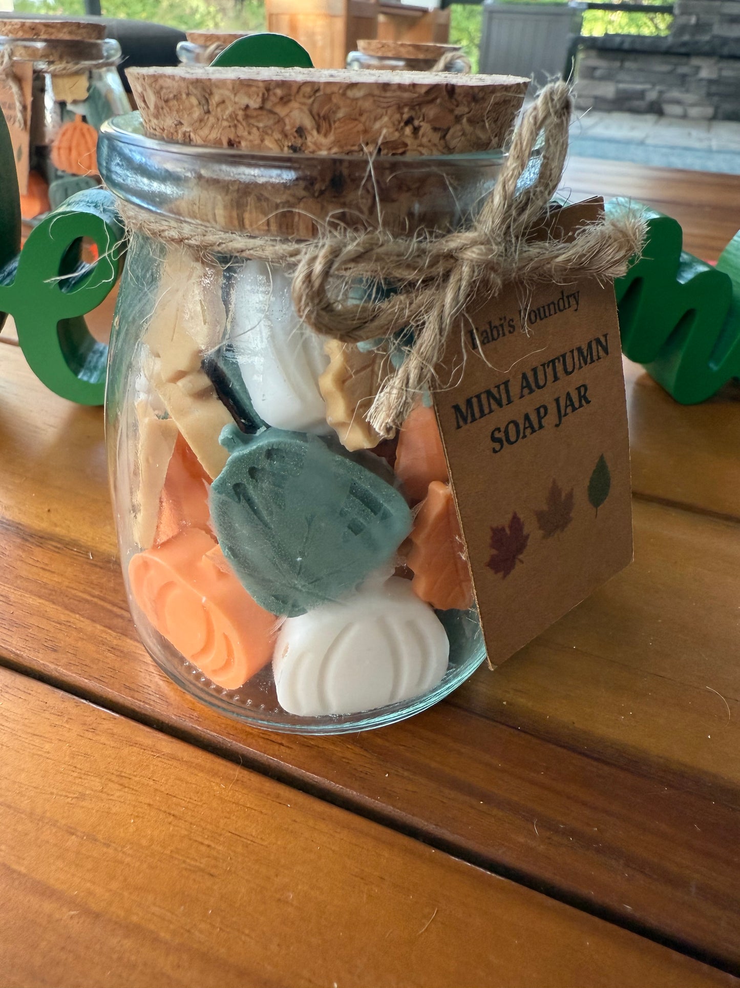Mini Autumn Soap Jar