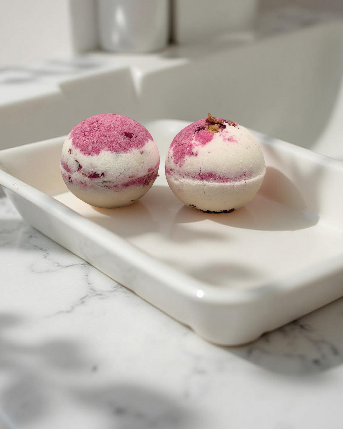 Rose Petal Bath Bombs