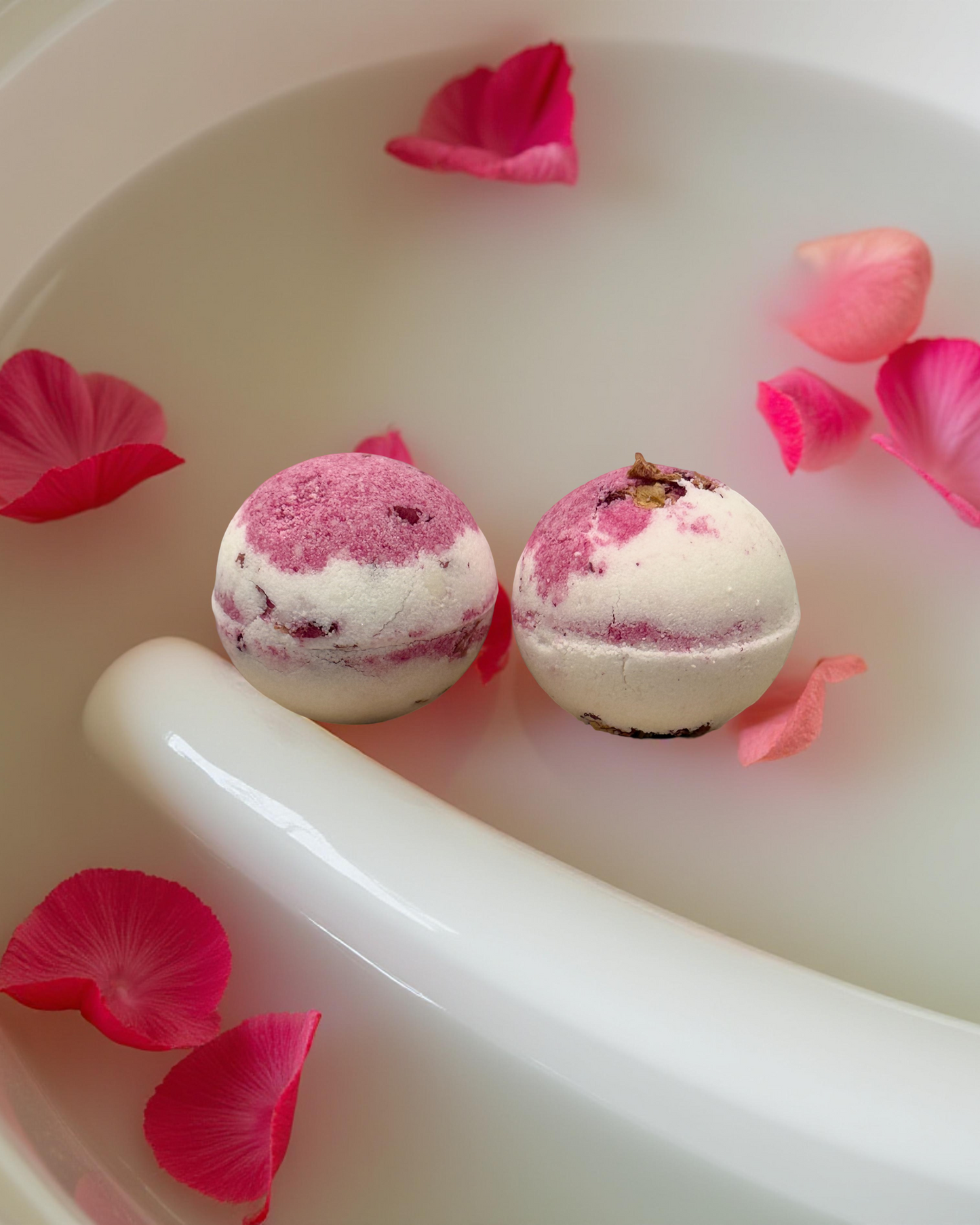 Rose Petal Bath Bombs