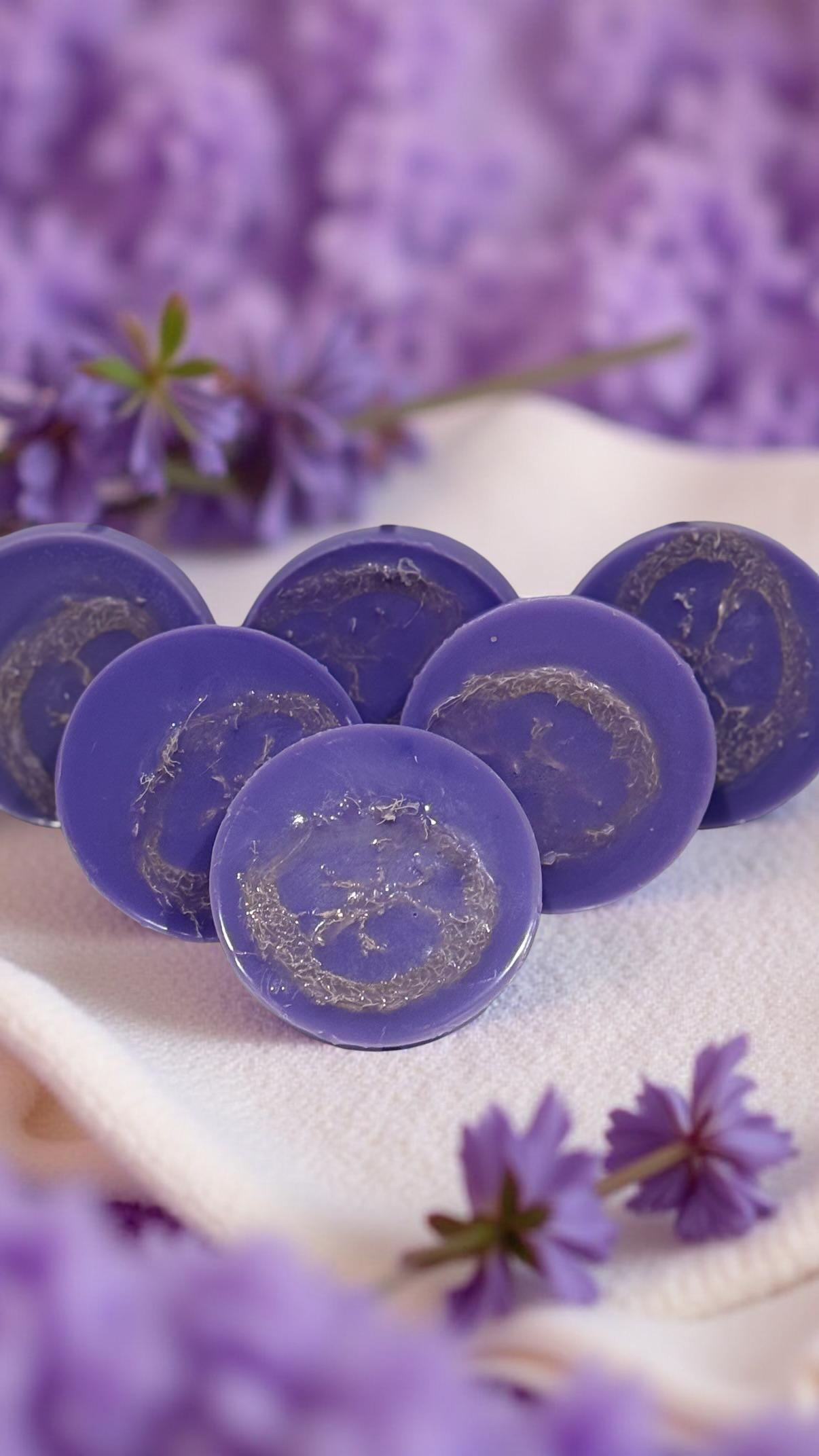 Lavender Soap Bar Rounds