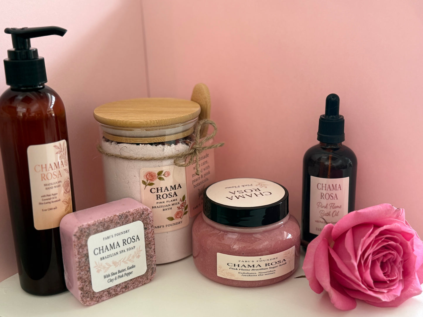 Chama Rosa - Full Spa Experience Kit