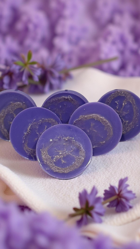 Lavender Soap Bar Rounds