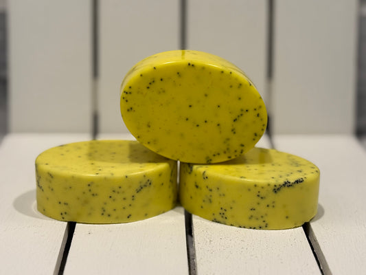 Passion Pop - passion fruit, poppy seeds, and goat milk soap